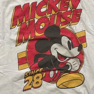 Mickey Mouse Graphic T Shirt - White